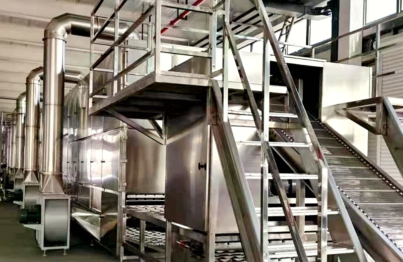 Produktionslinje för icke-stekt torkade nudlar